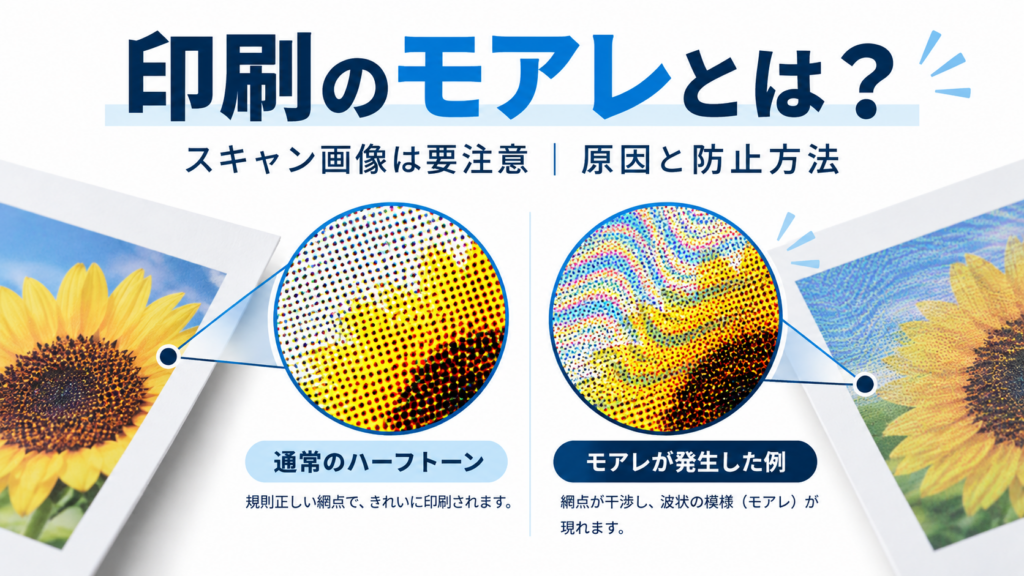 印刷のモアレとは？
