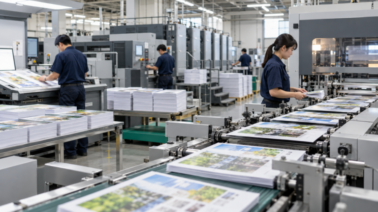 短納期印刷を支える一貫製造の印刷工場ライン